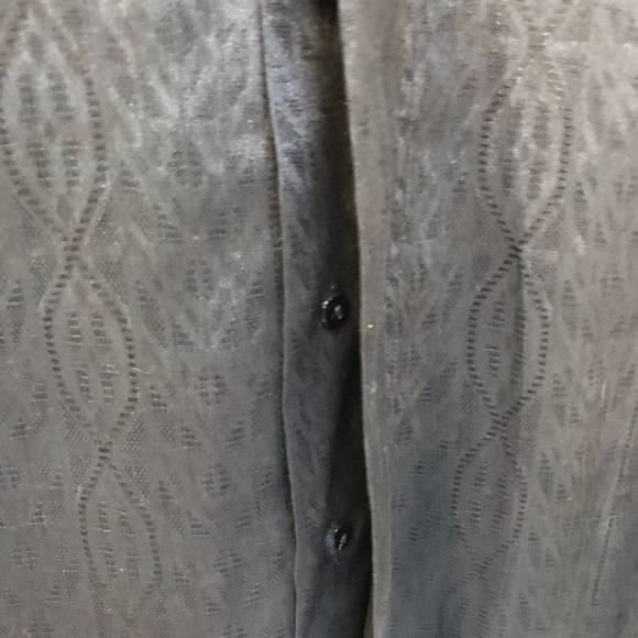 Men's Long Sleeve Shirt, Color: Black, Size: Medium, Brand: Forte - Picture 4 of 5